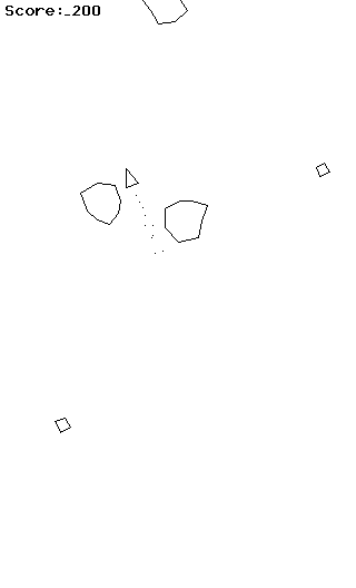 Screenshot 1 of Asteroids