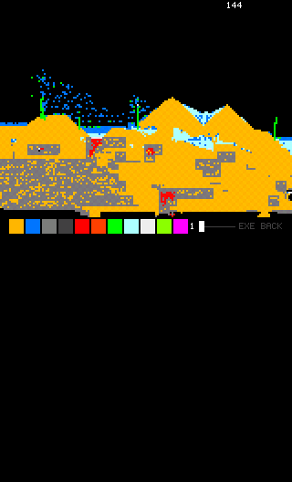 Falling Sand Sim screenshot