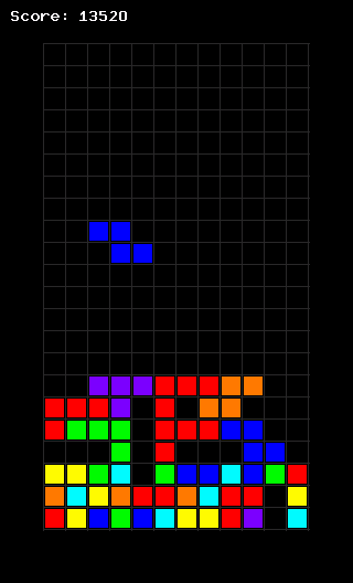 Tetris screenshot