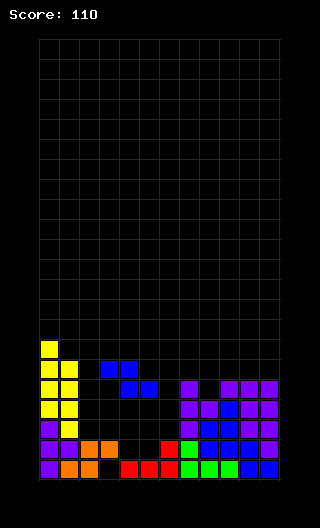 Tetris screenshot