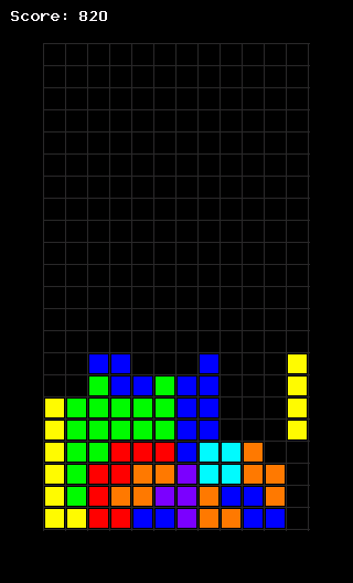 Tetris screenshot