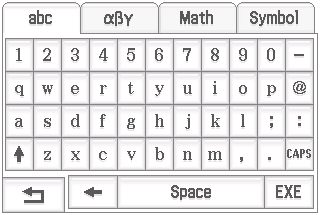 Keyboard ABC