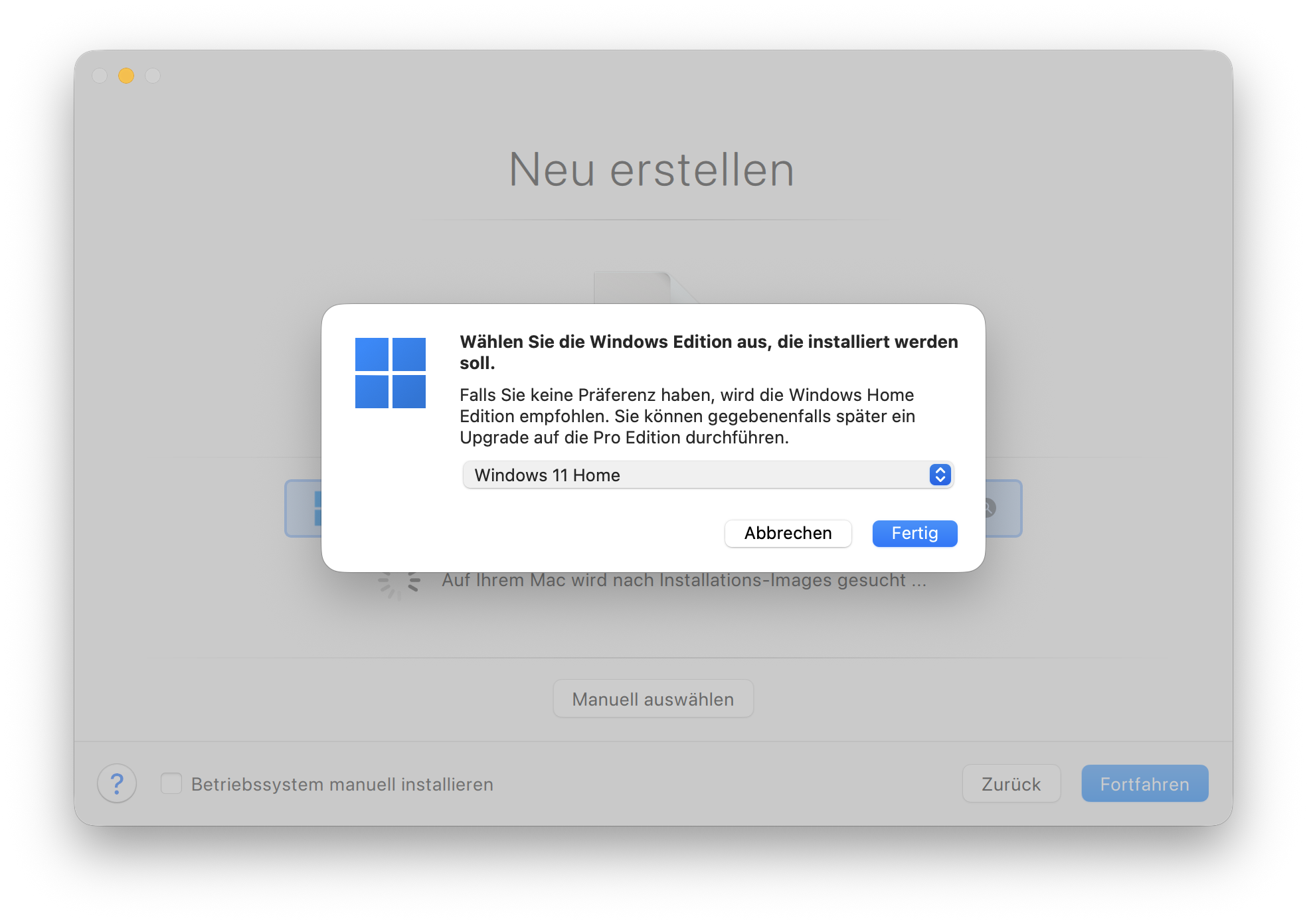 Choose Windows 11 Home